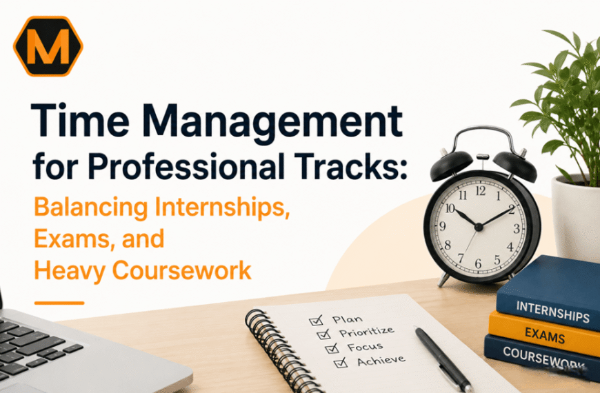 Time Management for Professional Tracks: Balancing Internships, Exams,&hellip;